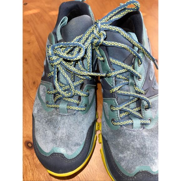 merrell hiking shoes womens 6.5 green vibram soles select dry unifly - Picture 4 of 8